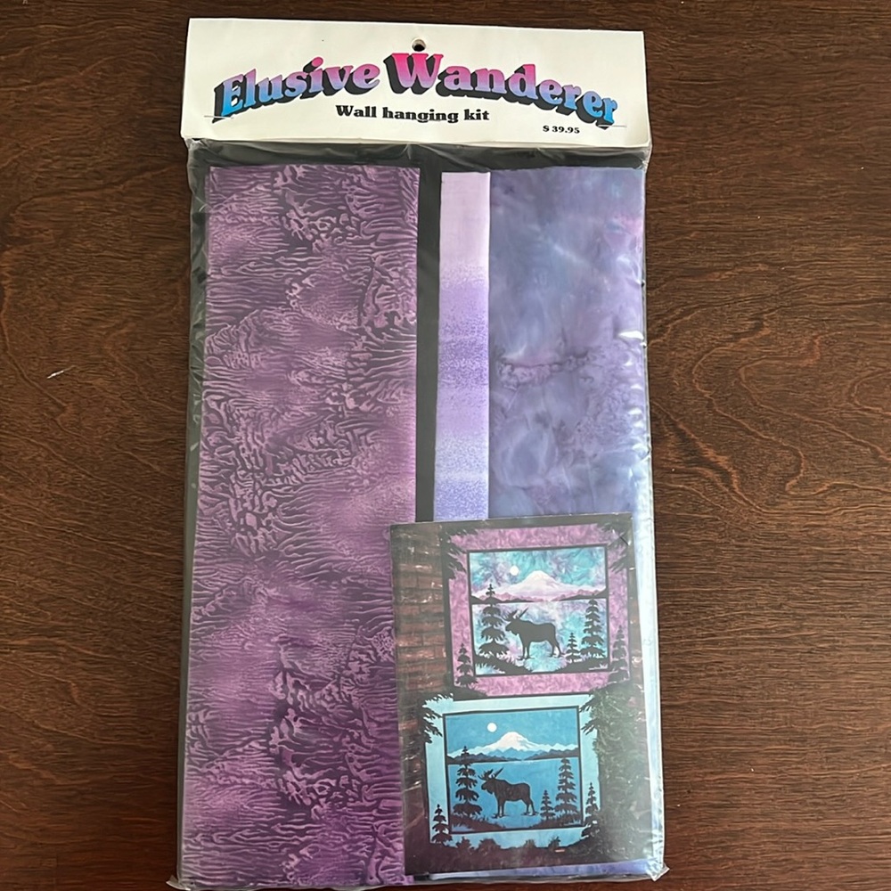 Elusive wanderer wall hanging kit